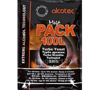 25 x Alcotec Mega Pack 100L - Levadura Turbo, Levadura de Vodka, Levadura para Puré