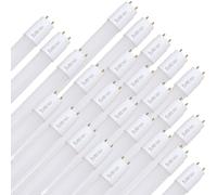 25 X LED T8 Tubo 60Cm 9W G13 900Lm 865 Frío 6500K Luz Diurna Incluido Starter