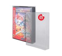 25 x protector pet 0.40 mm estuches sega megadrive / genesis