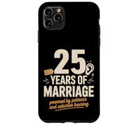 25 Year Of Marriage - I survived 25 years of marriage Carcasa para iPhone 11 Pro Max