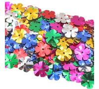 250-2000 piezas Paillette de lentejuelas de flores de colores pastel mezclados para decoraciones de fiesta-Mix-13MM 500PCS-LOT