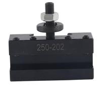 250-202 Portaherramientas de cambio rápido, portaherramientas para torno de torneado y enfrentado, portahojas de corte con ranura en forma de de golondrina, post de