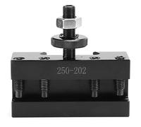 250-202 Portaherramientas de cambio rápido, torno con portaherramientas de torno cara a cara, portacuchillas de separación, adecuado para motor, banco o plataforma de torreta