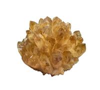 250-350 g de cuarzo citrino crudo, racimo de cristales, piedras amarillas, decoración del hogar, 1 unidad