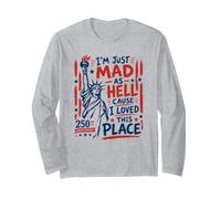 250 Aniversario de I'm Just Mad As Hell Manga Larga