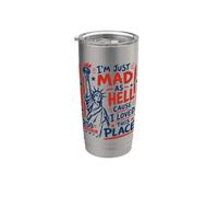 250 aniversario de I'm Just Mad As Hell Vaso térmico de acero inoxidable de doble pared