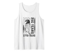 250 Aniversario de la Bandera de EE. UU., águila Estadounidense, 1776-2026, 250 Aniversario Camiseta sin Mangas