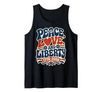250 Aniversario de los Estados Unidos Patrióticos 250 años del 4 de Julio Estadounidense Camiseta sin Mangas