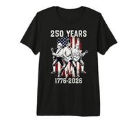 250 Aniversario de los Estados Unidos Patrióticos de 2026, 250, 4 de Julio, Cosecha Camiseta Premium