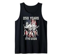 250 Aniversario de los Estados Unidos Patrióticos de 2026, 250, 4 de Julio, Cosecha Camiseta sin Mangas