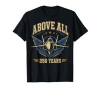 250 Aniversario USA 4 de Julio Patriótico sobre Todo Camiseta