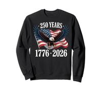 250 Anniversary USA 2026 Patriotic Eagle 250th 4th of July Sudadera
