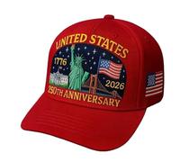 250 Anniversary USA Hat, Eagle & Liberty Patriotic Baseball Cap, Adjustable 250 Year American Anniversary Hat for Men & Women (A1)