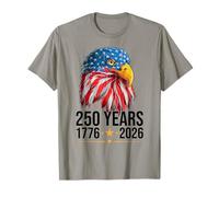 250 Anniversary USA Patriotic Eagle 250th 4th of July 2026 Camiseta