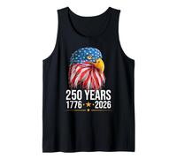 250 Anniversary USA Patriotic Eagle 250th 4th of July 2026 Camiseta sin Mangas