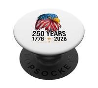 250 Anniversary USA Patriotic Eagle 250th 4th of July 2026 PopSockets PopGrip Adhesivo