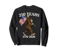 250 años 1776-2026 Bigfoot & Flag American Patriotic Sudadera