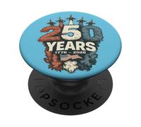 250 años 1776-2026 USA Independence Day Jet Flyover Epic PopSockets PopGrip Adhesivo