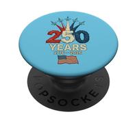 250 años 1776-2026 USA Independence Day Jet Flyover Epic PopSockets PopGrip Adhesivo