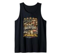 250 Años Bravery USA Veteran 250 America Liberty Julio 4 Camiseta sin Mangas