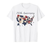 250 Años De Freedom Legacy Partiotic 250 Aniversario USA Camiseta