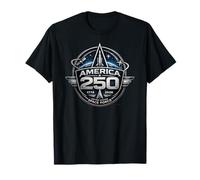250 años de Independencia 1776-2026 Estilo de la Fuerza Espacial Camiseta