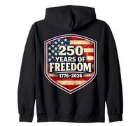 250 años de Libertad 1776-2026 250 Aniversario USA Patriot Sudadera con Capucha