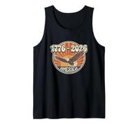 250 años de Libertad 1776 a 2026 América Retro Eagle USA Camiseta sin Mangas