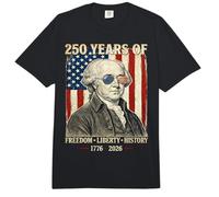 250 años de Libertad Libertad Historia John Adams Retro Comfort Colors Adult Heavyweight T-Shirt