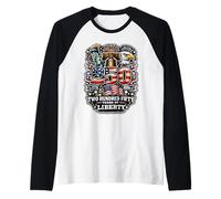 250 años de Liberty US Anniversary Camiseta Manga Raglan
