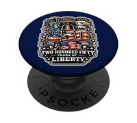 250 años de Liberty US Anniversary PopSockets PopGrip Adhesivo