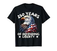 250 años defendiendo Liberty Patriotic USA desde 1775 Camiseta