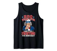 250 años después y todavía luchando por la Democracia 1776-2026 Camiseta sin Mangas