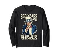 250 años después y todavía luchando por la Democracia 1776-2026 Manga Larga