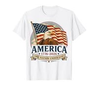 250 Años Nación Bajo Dios Católica 250th 4th Julio América Camiseta