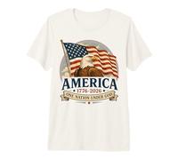 250 Años Nación Bajo Dios Católica 250th 4th Julio América Camiseta Premium