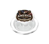 250 Años Nación Bajo Dios Católica 250th 4th Julio América PopSockets PopGrip para MagSafe