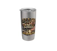 250 Años Sacrifice USA Veteran 250 America Liberty 4 de julio Vaso térmico de acero inoxidable de doble pared