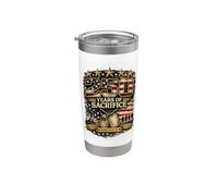 250 Años Sacrifice USA Veteran 250 America Liberty 4 de julio Vaso térmico de acero inoxidable de doble pared