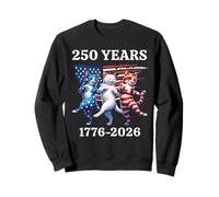 250 cumpleaños 1776-2026 Vintage Funny Cool Cats Cat Lover Sudadera