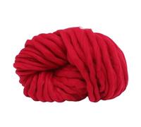 250 g/PC Super Bulky Arm Knitting Wool Roving Knitted Blanket Chunky Wool Yarn Super Thick Yarn for Knitting/Crochet/Carpet/Hat(12 segundos rojo)