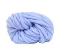 250 g/PC Super Bulky Arm Knitting Wool Roving Knitted Blanket Chunky Wool Yarn Super Thick Yarn for Knitting/Crochet/Carpet/Hat(10 azul claro)