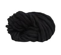 250 g/PC Super Bulky Arm Knitting Wool Roving Knitted Blanket Chunky Wool Yarn Super Thick Yarn for Knitting/Crochet/Carpet/Hats(17 Black)