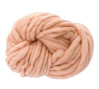 250 g/PC Super Bulky Arm Knitting Wool Roving Knitted Blanket Chunky Wool Yarn Super Thick Yarn for Knitting/Crochet/Carpet/Hat(1 meat pink)