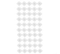 250 ganchos de pared superfuertes, diseño sin costuras para colgar marcos de fotos y relojes, capacidad de carga de hasta 5 kg, material de PVC, no requiere clavos ni taladros (50 piezas)