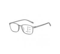 (250,Grey)Multifocal Reading Glass +1.00D to +4.00D Presbyopic Glasses Light TR90 Rim