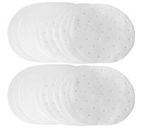 250 hojas de bocadillos de papel comúnmente utilizados para admitir vapeo, uso de freidora, vapores de vapores redondos antiadherentes con papel de de vapor, (28 cm)