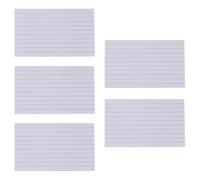 250 hojas de tarjetas de notas de colores para escribir un diario, estudiar, tarjetas de estudio con líneas anchas de 3x5 pulgadas, tarjeta de notas, fichas con rayas