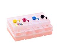 250 ml de 500 ml de tinta Ciss System Tank Compatible con impresoras Modelo de tanque blanco L1800 L805 Máquina de modificación de la impresora Suministro de tinta recargable(500ml-KMCY 1Set)