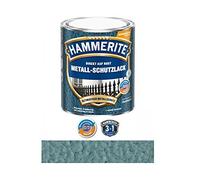 250 ml Hammerite directamente en óxido de metal lacado Protector Metal Azul, martillado